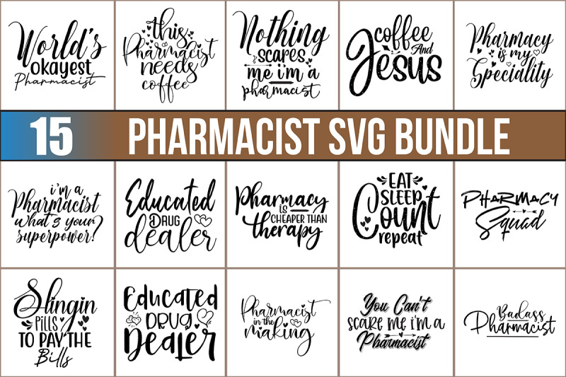pharmacist-svg-bundle