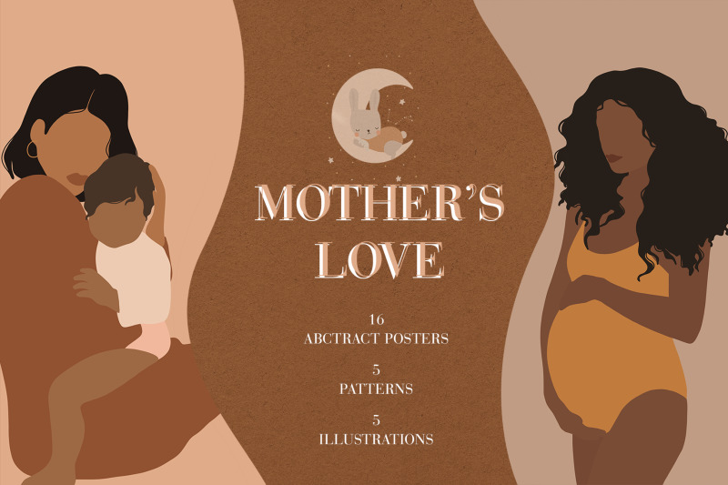 mothers-love-abstract-posters