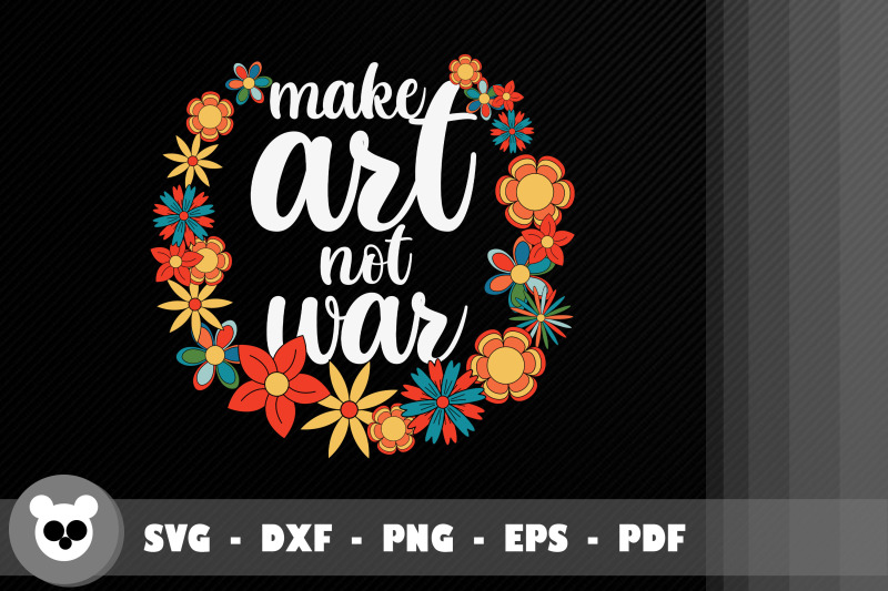 make-art-symbol-flower-not-war