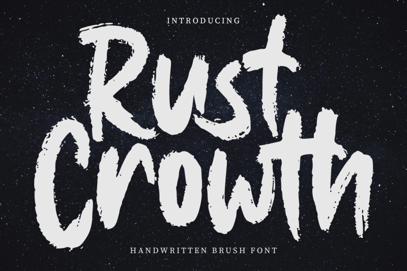 rust-crowth-handwritten-brush-font