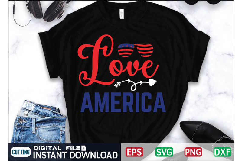 love-america-svg-cut-file