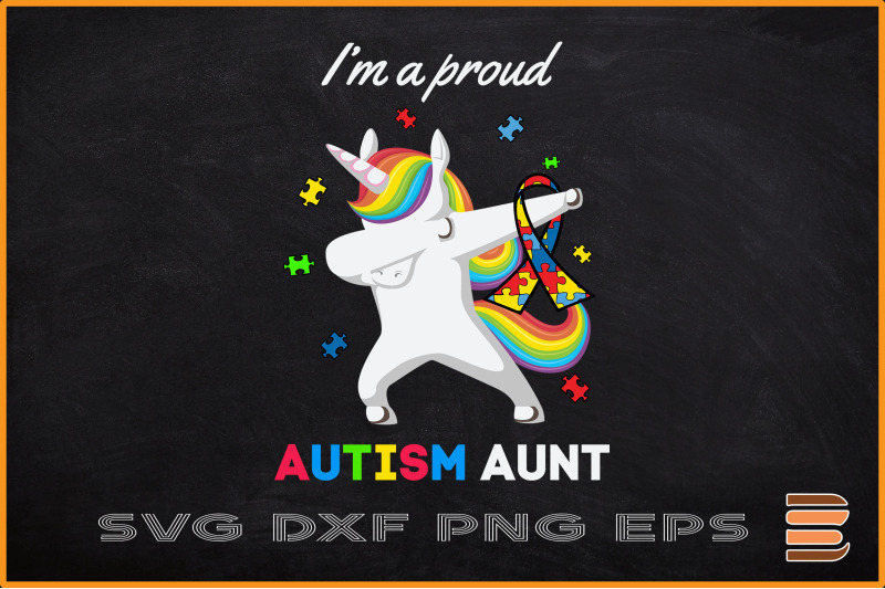 proud-autism-aunt-dabbing-unicorn