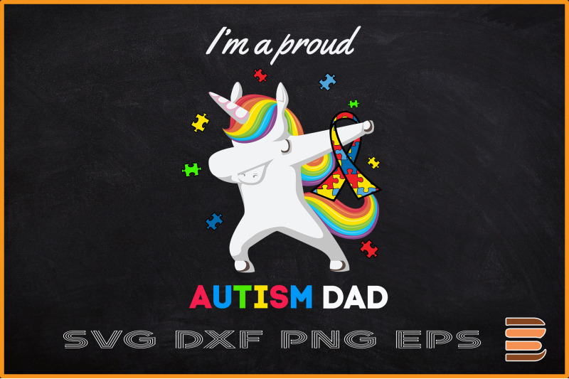 proud-autism-dad-dabbing-unicorn