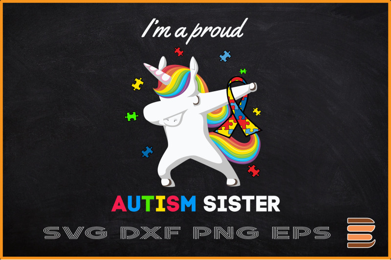 proud-autism-sister-dabbing-unicorn