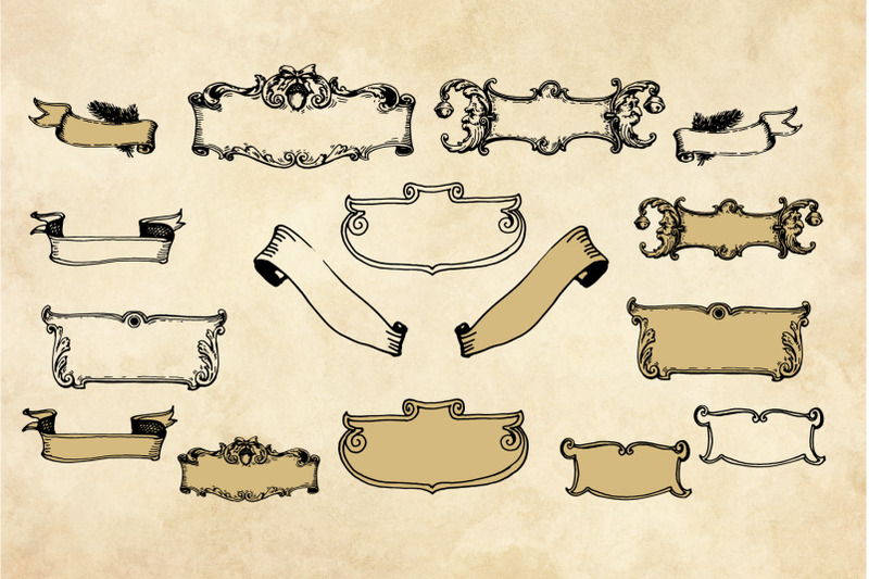 vintage-baroque-ribbon-amp-banner-ornament-set-42-vector-elements