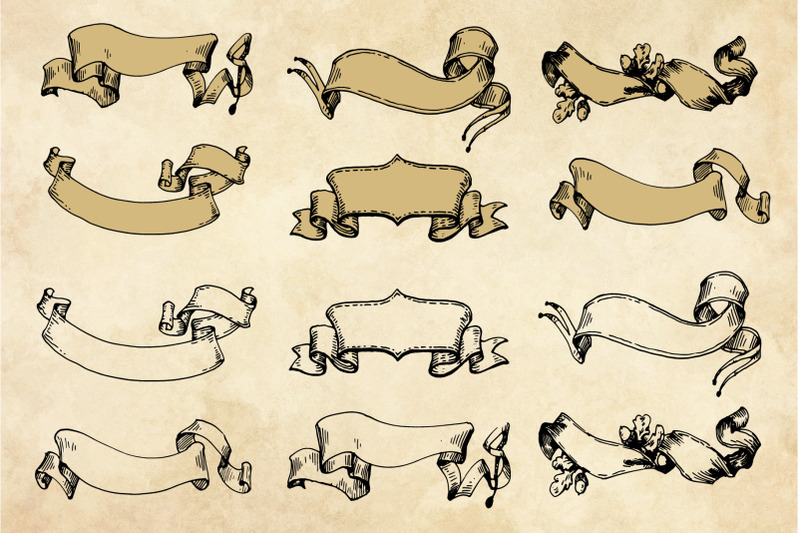 vintage-baroque-ribbon-amp-banner-ornament-set-42-vector-elements