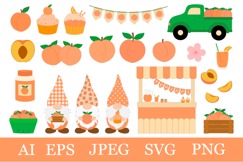 peach-bundle-gnomes-peach-svg-peach-gnomes-sublimation