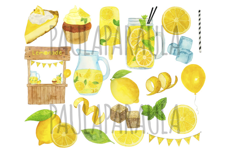 watercolor-lemonade-clipart-lemonade-graphics-lemonade-party-clipart