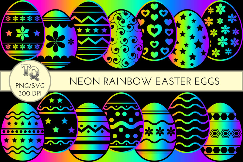 neon-rainbow-easter-eggs