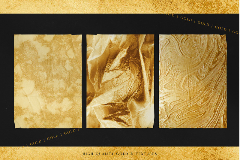100-golden-textures