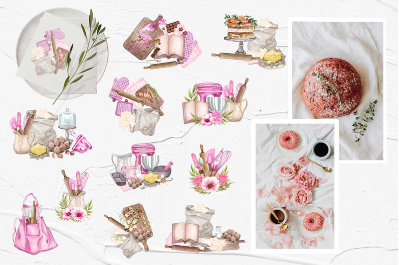 home-bakery-watercolor-clipart