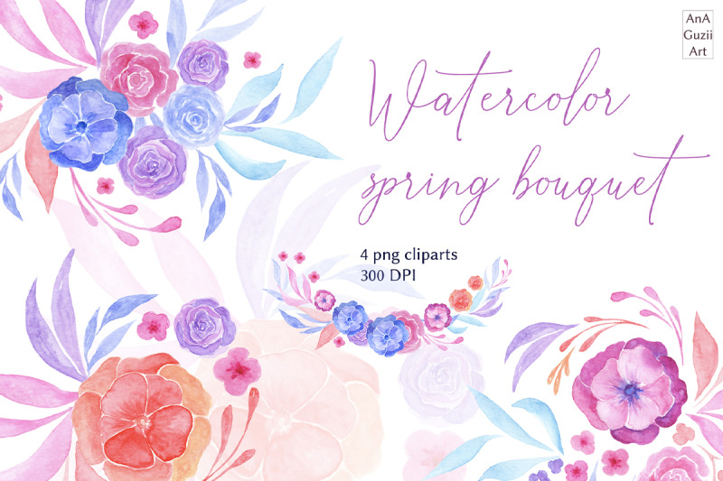 watercolor-flowers-arrangements-clipart