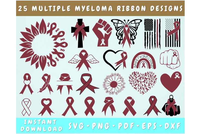 multiple-myeloma-ribbon-svg-bundle-multiple-myeloma-clipart