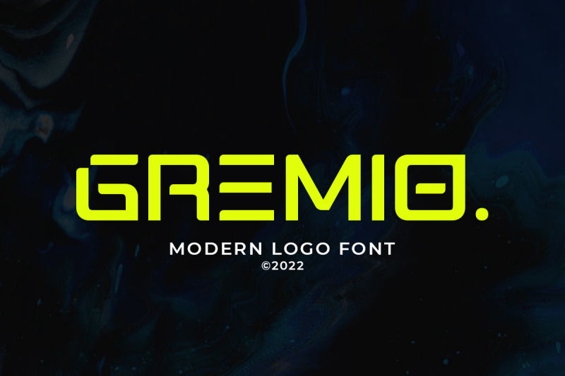 gremio-modern-logo-font