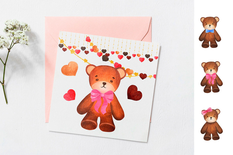 watercolor-bear-clipart-mother-039-s-day