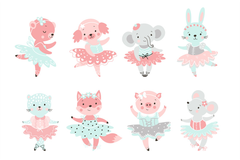 ballerina-animal-elephant-and-mouse-ballet-dancer-fairy-bunny-and-fo