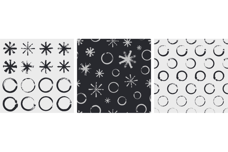 grunge-brushes-circles-hand-drawn-dirty-seamless-pattern-simple-snow