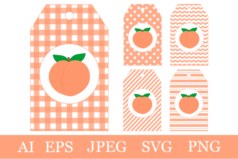 peach-gift-tags-peach-gift-tags-template-fruits-tags-svg