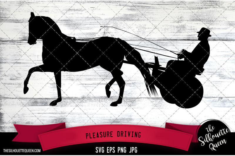 pleasure-driving-silhouette-equestrian-sport-vector-svg-clipart