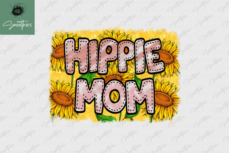 hippie-mom-sublimation-flowers-pattern