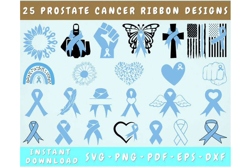 prostate-cancer-ribbon-svg-bundle-25-designs-prostate-cancer-clipart