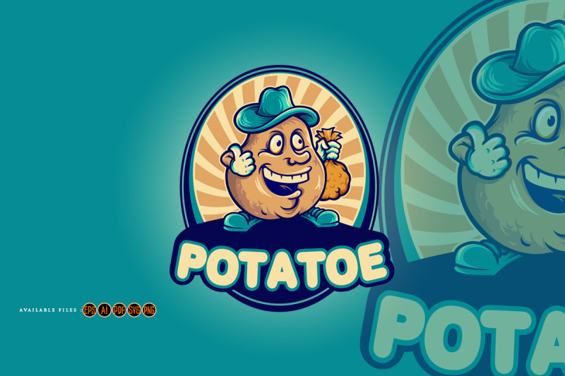 delicious-funny-potato-logo-illustrations