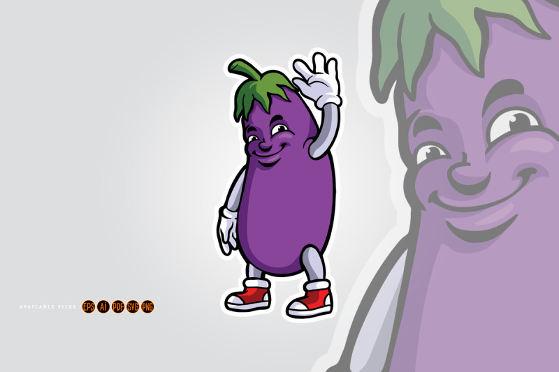 funny-eggplant-logo-mascot-illustrations