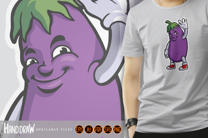 funny-eggplant-logo-mascot-illustrations