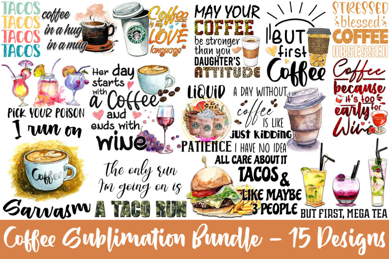 coffee-quotes-sublimation-bundle
