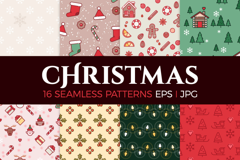 16-christmas-seamless-patterns
