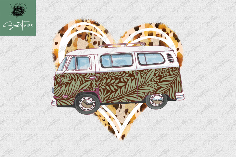 heart-western-camper-tshirt-design