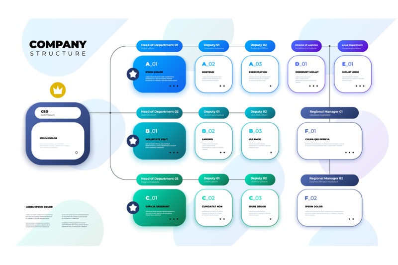 company-structure-business-organization-scheme-infographic-corporate