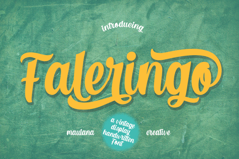 faleringo-retro-script-font