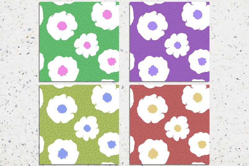 spring-flowers-digital-paper