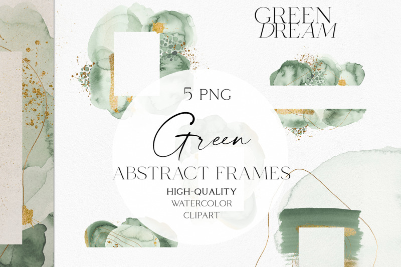 green-watercolor-frames-png-gold-and-green-abstract-clipart-dusty-green-textures-for-wedding-invitation-baby-shower-social-media-126
