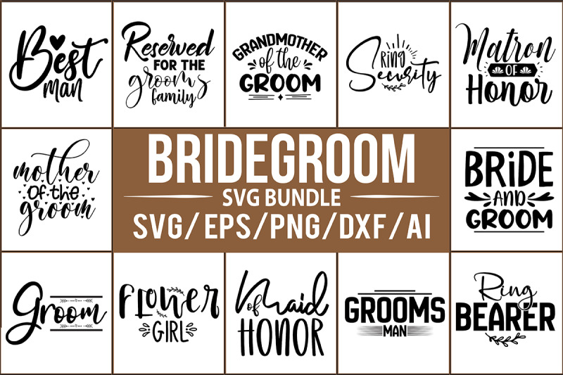 bridegroom-svg-bundle