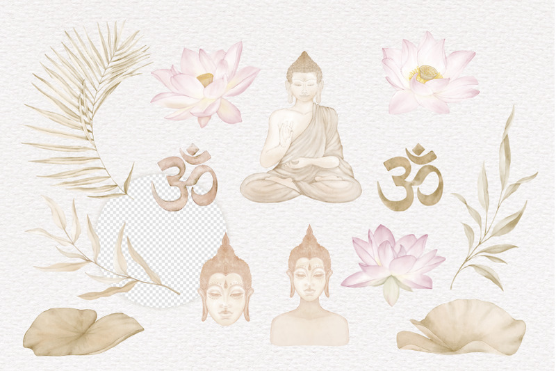 buddhism-buddha-lotus-zen-yoga-watercolor-clipart