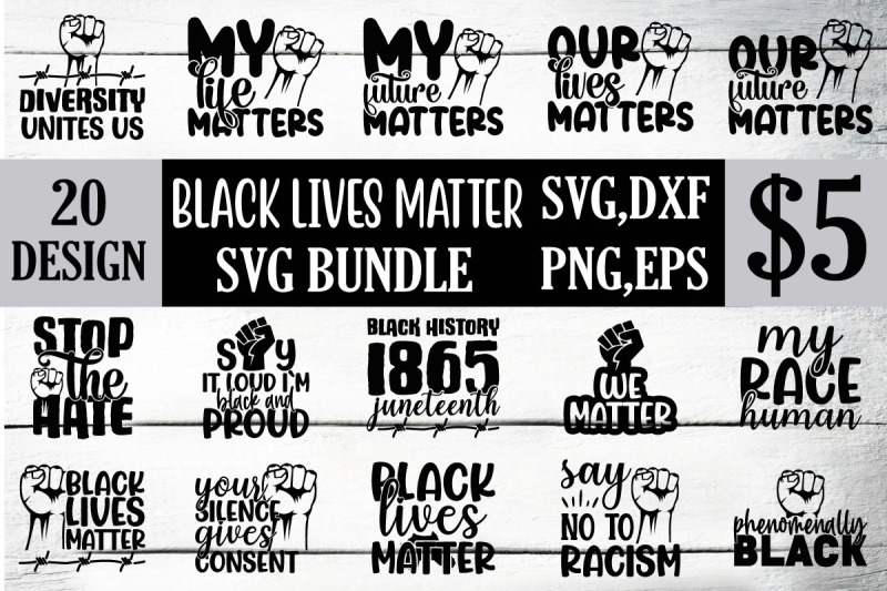 black-lives-matter-svg-bundle