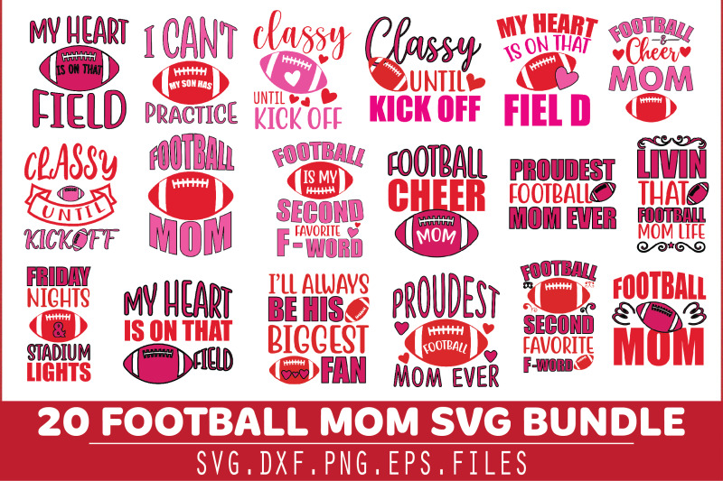 football-mom-sublimation-bundle