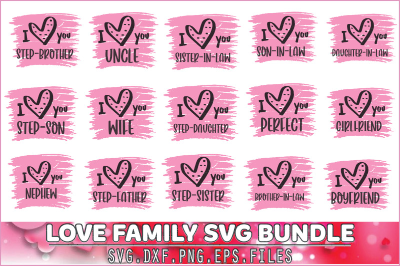 love-family-sublimation-bundle