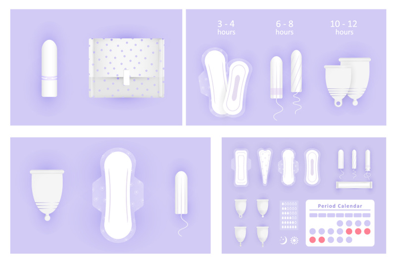 feminine-hygiene-pads-menstrual-cup-tampons