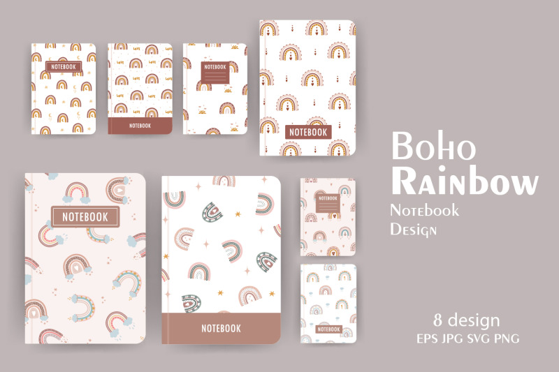 boho-rainbow-notebook-design-collection