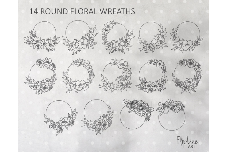 floral-wreath-svg-bundle-monogram-wildflower-clipart
