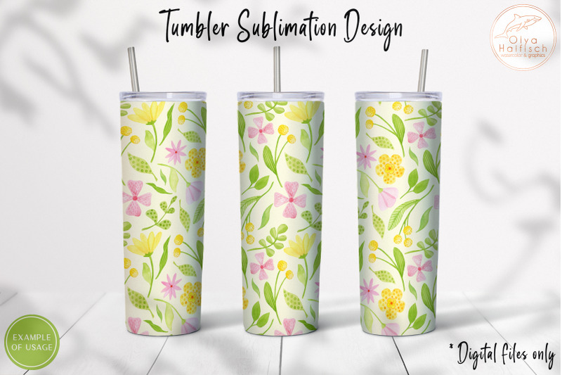 watercolor-floral-tumbler-sublimation-png-spring-summer-tumbler-wrap