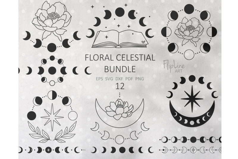 moon-svg-bundle-peony-svg-celestial-floral-moon-clipart