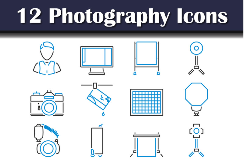 photography-icon-set