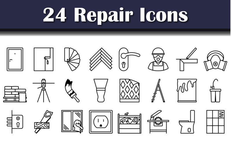 repair-icon-set