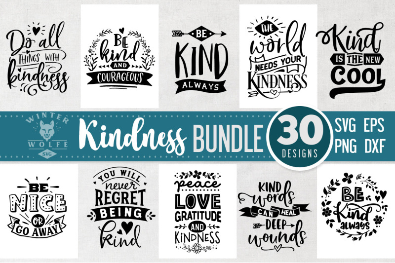 kindness-bundle-30-designs-svg-eps-dxf-png