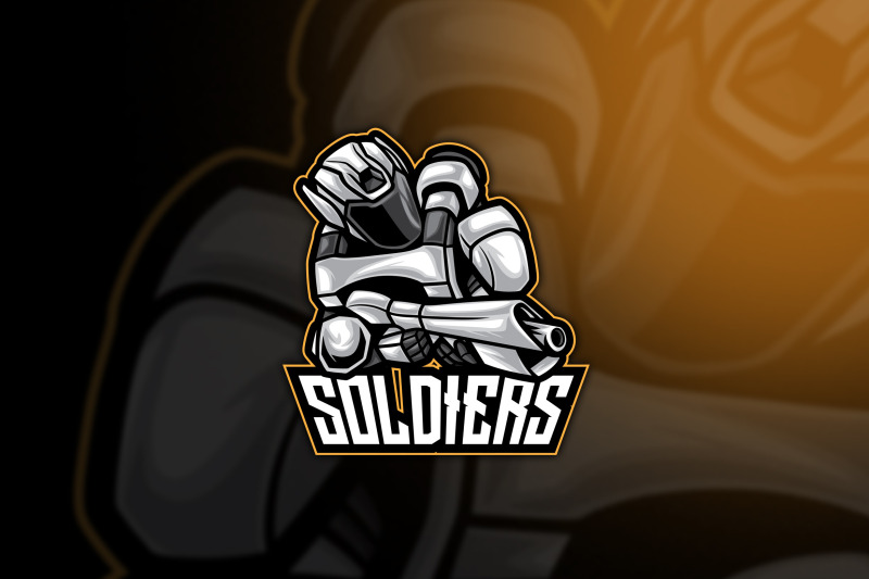 soldier-white-warrior-esport-logo