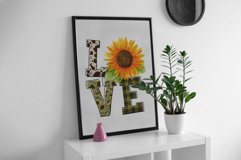 love-sunflower-flower-sublimation